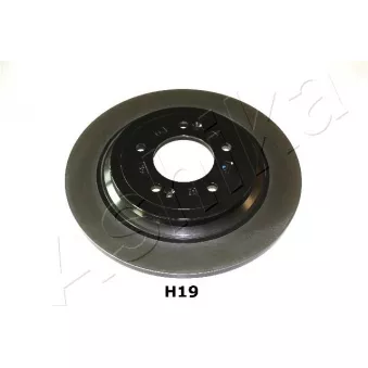 Jeu de 2 disques de frein arrière ASHIKA 61-0H-H19