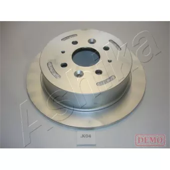 Jeu de 2 disques de frein arrière ASHIKA 61-0K-004C