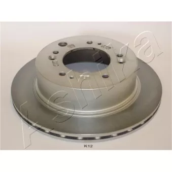Jeu de 2 disques de frein arrière ASHIKA 61-0K-K12