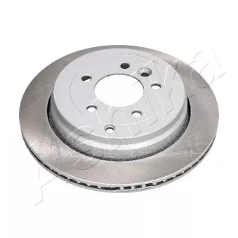 Jeu de 2 disques de frein arrière ASHIKA 61-0L-L00C