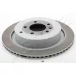 Jeu de 2 disques de frein arrière ASHIKA 61-0L-L01 - Visuel 1