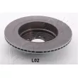 Jeu de 2 disques de frein arrière ASHIKA 61-0L-L02 - Visuel 2