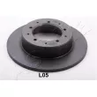 Jeu de 2 disques de frein arrière ASHIKA 61-0L-L05 - Visuel 1