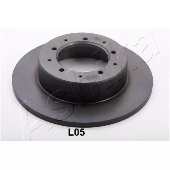 Jeu de 2 disques de frein arrière ASHIKA 61-0L-L05