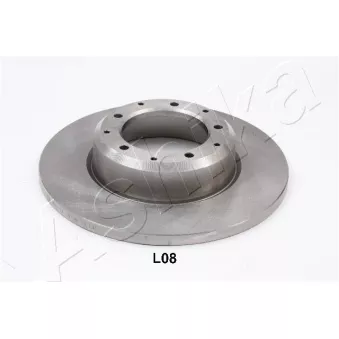 Jeu de 2 disques de frein arrière ASHIKA 61-0L-L08