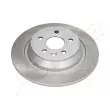 Jeu de 2 disques de frein arrière ASHIKA 61-0L-L09C - Visuel 1