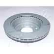 Jeu de 2 disques de frein arrière ASHIKA 61-0S-S01 - Visuel 2