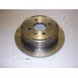Jeu de 2 disques de frein arrière ASHIKA 61-0W-000 - Visuel 1