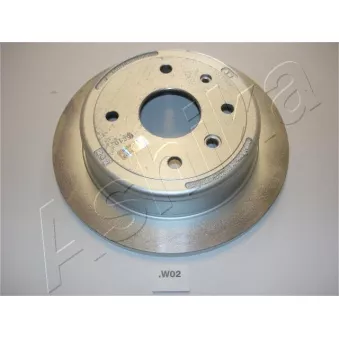 Jeu de 2 disques de frein arrière ASHIKA 61-0W-W02