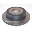 Jeu de 2 disques de frein arrière ASHIKA 61-0W-W05 - Visuel 1
