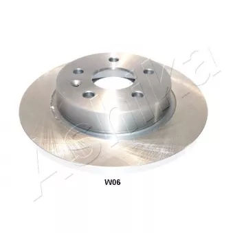Jeu de 2 disques de frein arrière ASHIKA 61-0W-W06
