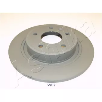 Jeu de 2 disques de frein arrière ASHIKA 61-0W-W07