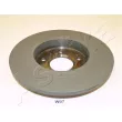 Jeu de 2 disques de frein arrière ASHIKA 61-0W-W07 - Visuel 2