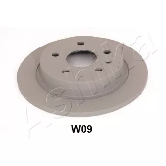Jeu de 2 disques de frein arrière ASHIKA 61-0W-W09