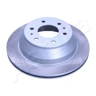 Jeu de 2 disques de frein arrière ASHIKA 61-0W-W10C