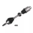 Arbre de transmission avant droit ASHIKA 62-04-486 - Visuel 1