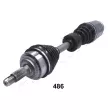 Arbre de transmission avant droit ASHIKA 62-04-486 - Visuel 2