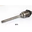 Arbre de transmission avant droit ASHIKA 62-05-571 - Visuel 2