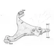 Bras de liaison, suspension de roue avant droit ASHIKA 72-0K-K03R - Visuel 2