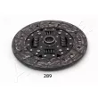 Disque d'embrayage ASHIKA 80-02-289 - Visuel 2