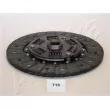 Disque d'embrayage ASHIKA 80-07-715 - Visuel 1