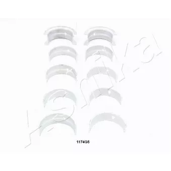 Kit de coussinet de vilebrequin ASHIKA 86-1174G5