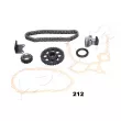Kit de distribution par chaîne ASHIKA KCK212 - Visuel 2