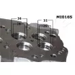 Culasse de cylindre ASHIKA MI016S - Visuel 3