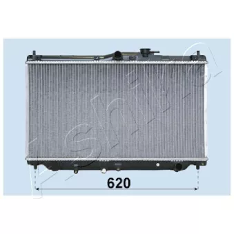 Radiateur, refroidissement du moteur ASHIKA RDA012037