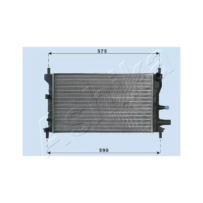 Radiateur, refroidissement du moteur ASHIKA RDA053060