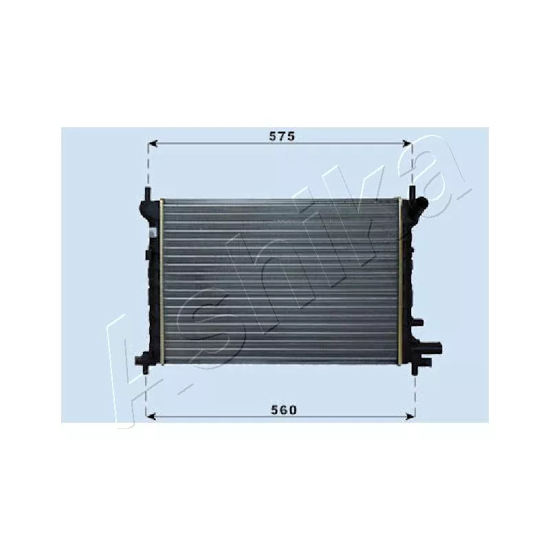 Radiateur, refroidissement du moteur ASHIKA RDA053061