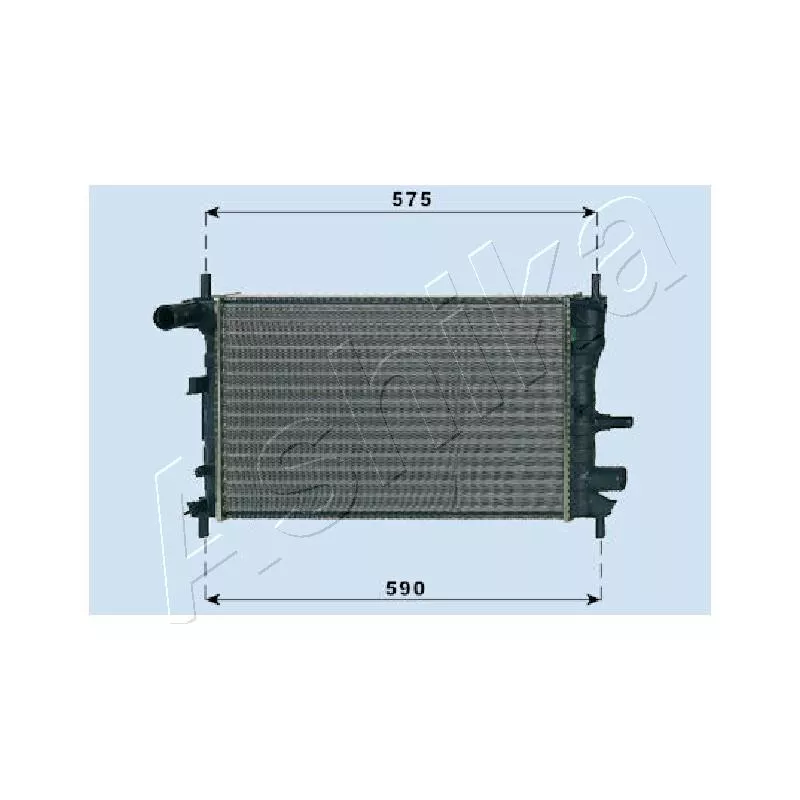Radiateur, refroidissement du moteur ASHIKA RDA053062