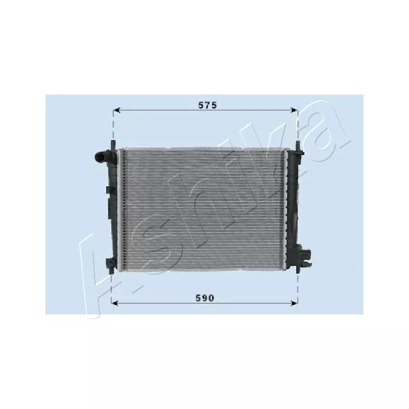 Radiateur, refroidissement du moteur ASHIKA RDA053066