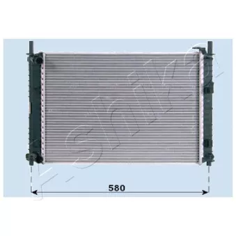 Radiateur, refroidissement du moteur ASHIKA RDA053077
