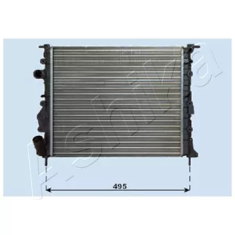 Radiateur, refroidissement du moteur ASHIKA RDA093020