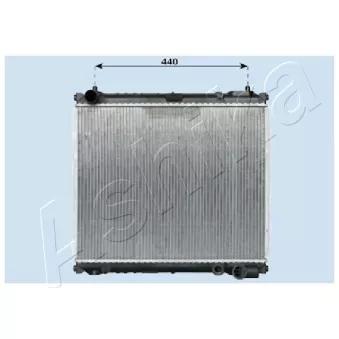 Radiateur, refroidissement du moteur ASHIKA RDA142007