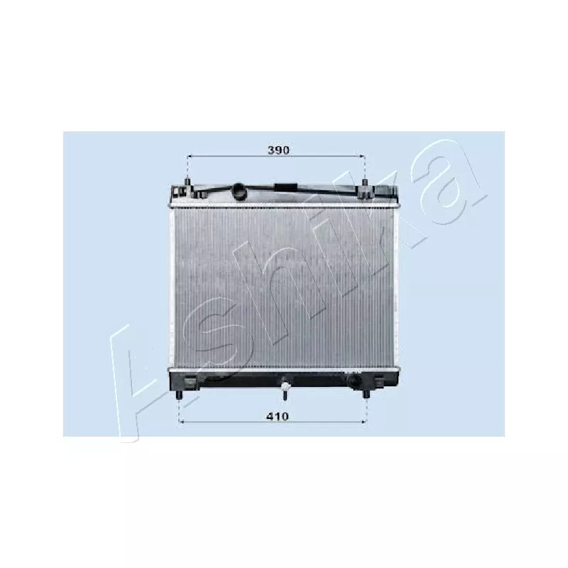 Radiateur, refroidissement du moteur ASHIKA RDA153010
