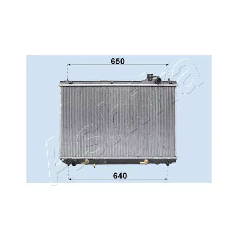 Radiateur, refroidissement du moteur ASHIKA RDA153084