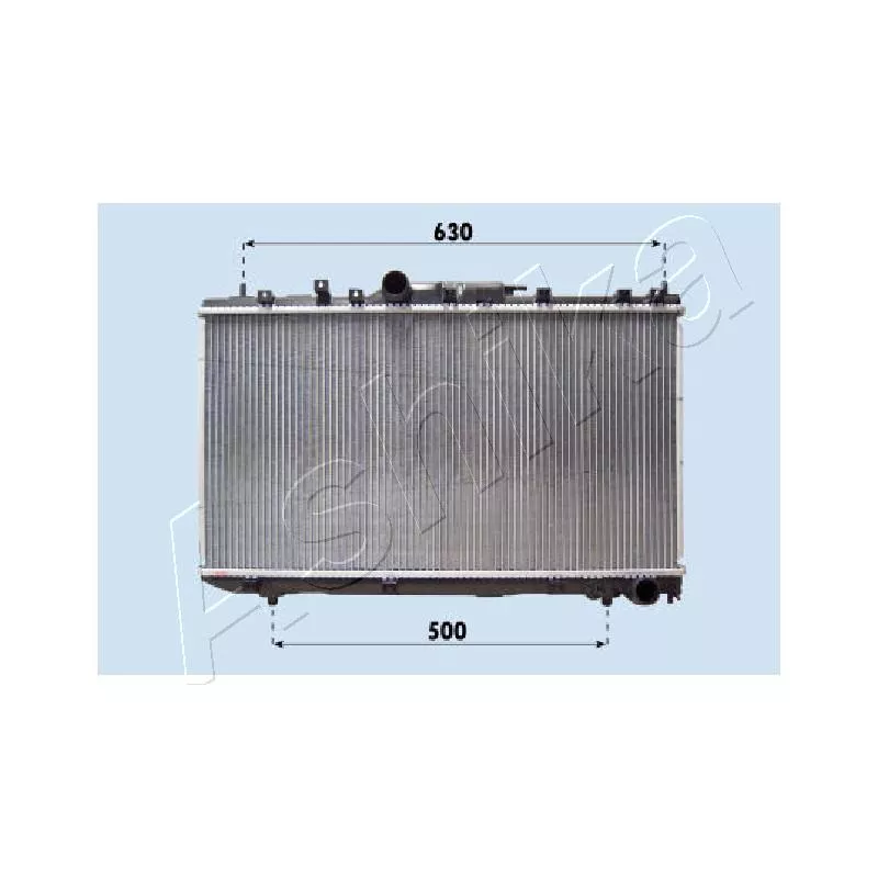 Radiateur, refroidissement du moteur ASHIKA RDA153098