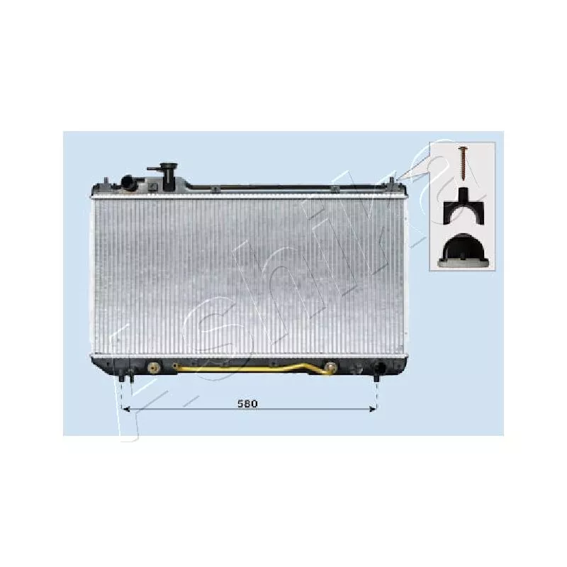 Radiateur, refroidissement du moteur ASHIKA RDA153105