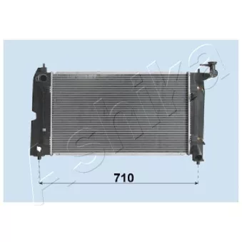 Radiateur, refroidissement du moteur ASHIKA RDA153116