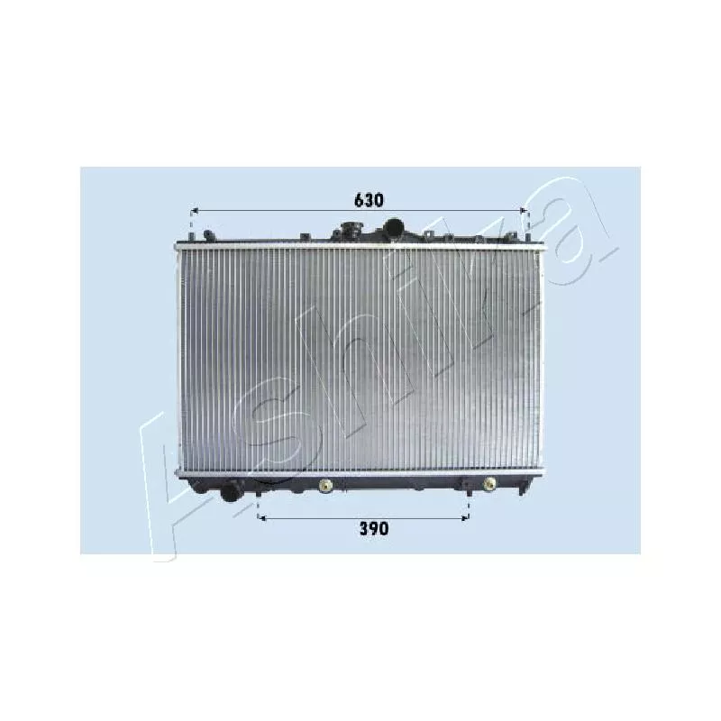 Radiateur, refroidissement du moteur ASHIKA RDA163026