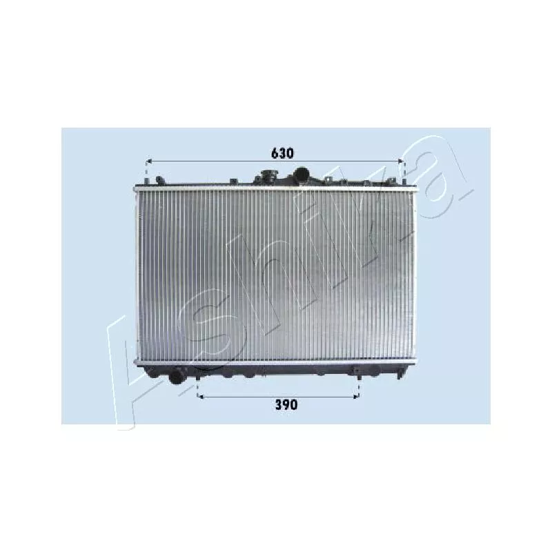 Radiateur, refroidissement du moteur ASHIKA RDA163027