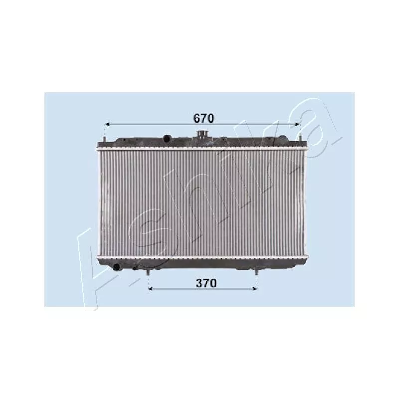 Radiateur, refroidissement du moteur ASHIKA RDA213005