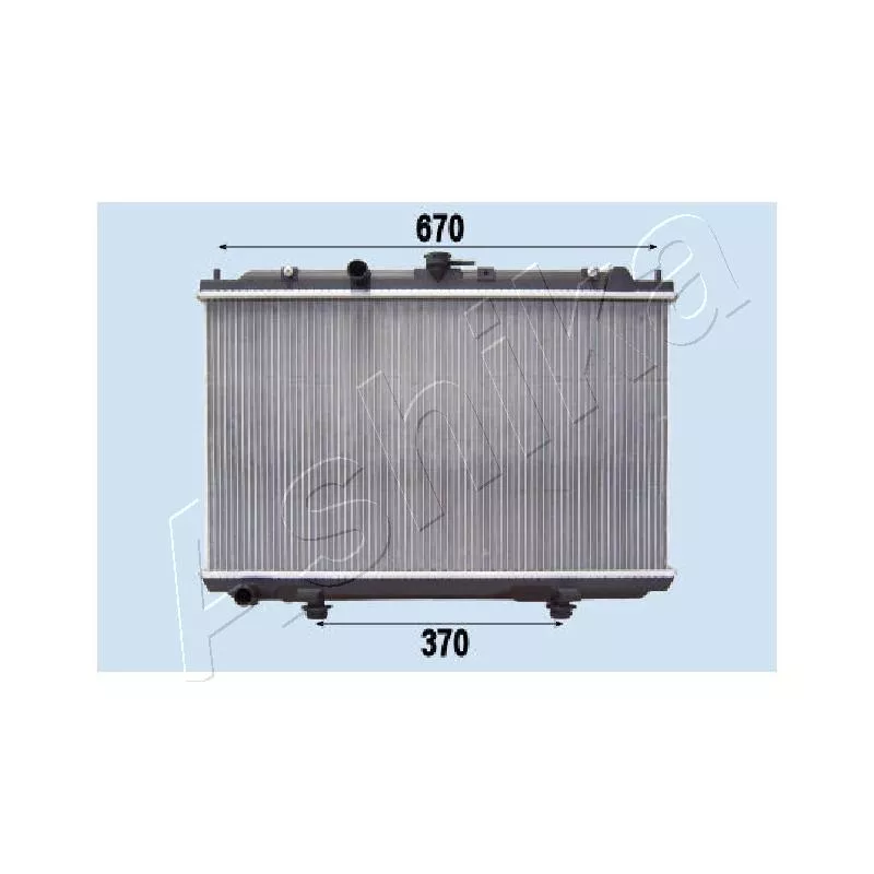 Radiateur, refroidissement du moteur ASHIKA RDA213042
