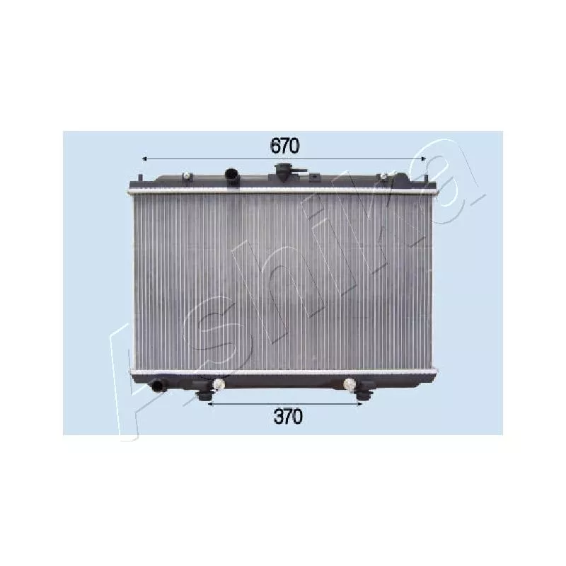 Radiateur, refroidissement du moteur ASHIKA RDA213043