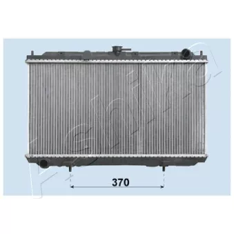 Radiateur, refroidissement du moteur ASHIKA RDA213052