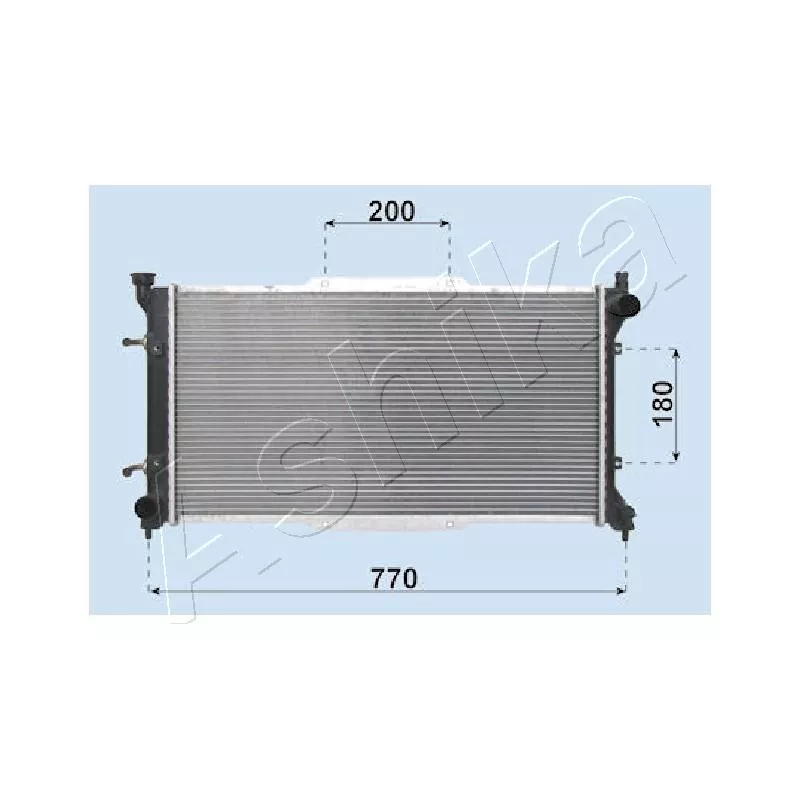 Radiateur, refroidissement du moteur ASHIKA RDA243001