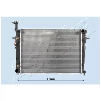 Radiateur, refroidissement du moteur ASHIKA RDA283085