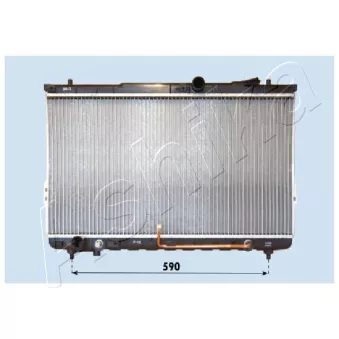 Radiateur, refroidissement du moteur ASHIKA RDA283090